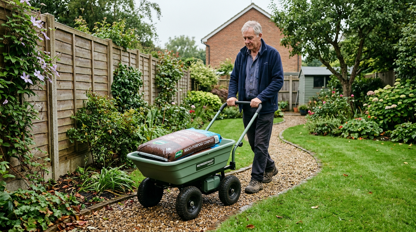Motorised Wheelbarrows & Carts: Pain-Free UK Lifting